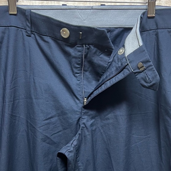 Nike Pants Men 38x30 Blue Dri Fit Straight Leg Chino Casual Workwear Office Golf - Picture 6 of 11